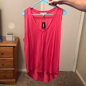Express darker pink tank top